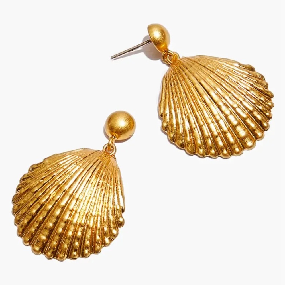 Shell Drop Earrings by MADEWELL